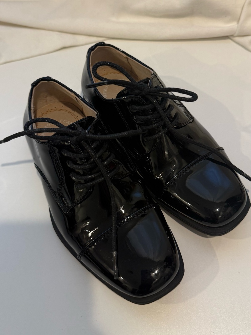 Classic Black Patent Dress Shoes